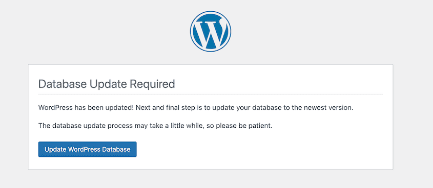 Fixing the "WordPress Database Update Required" Error on Your Website