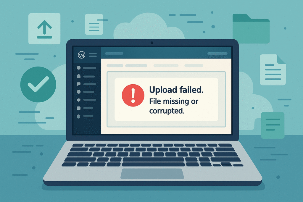 Fix “File Is Missing. Verify the Upload” WordPress Error