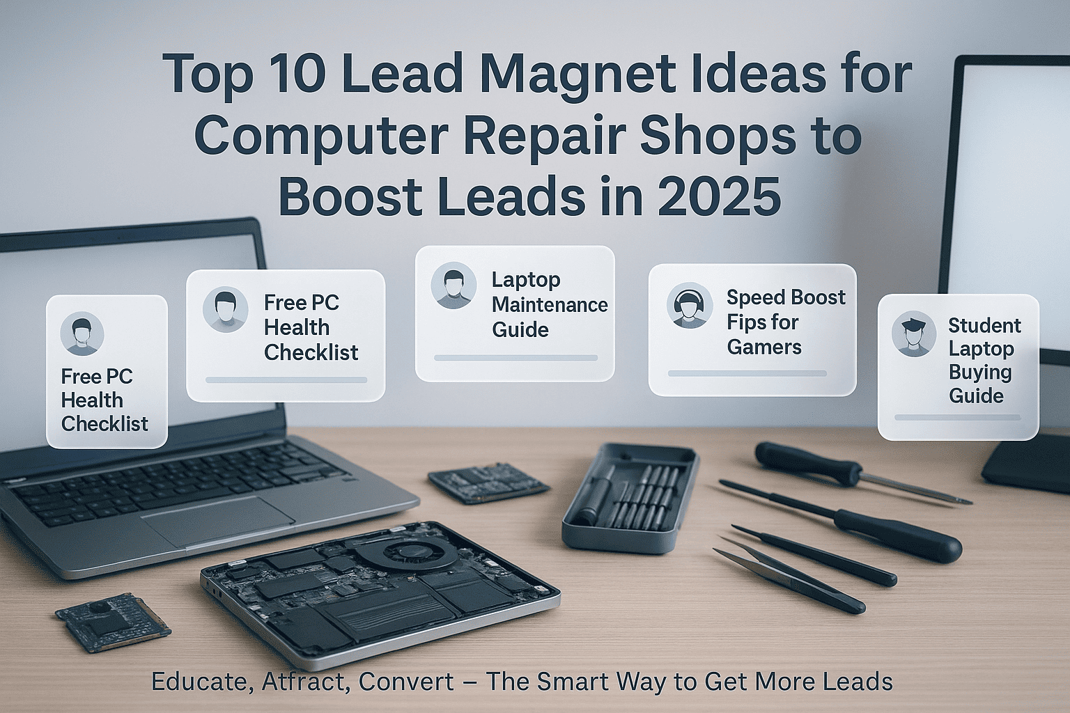 Top 10 Lead Magnet Ideas for Computer Repair Shops to Boost Leads in 2025
