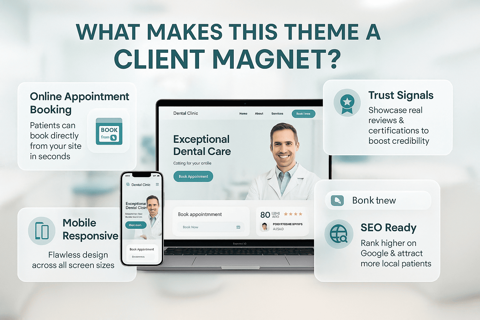 Turn Clicks Into Clients with a Dental Clinic WordPress Theme
