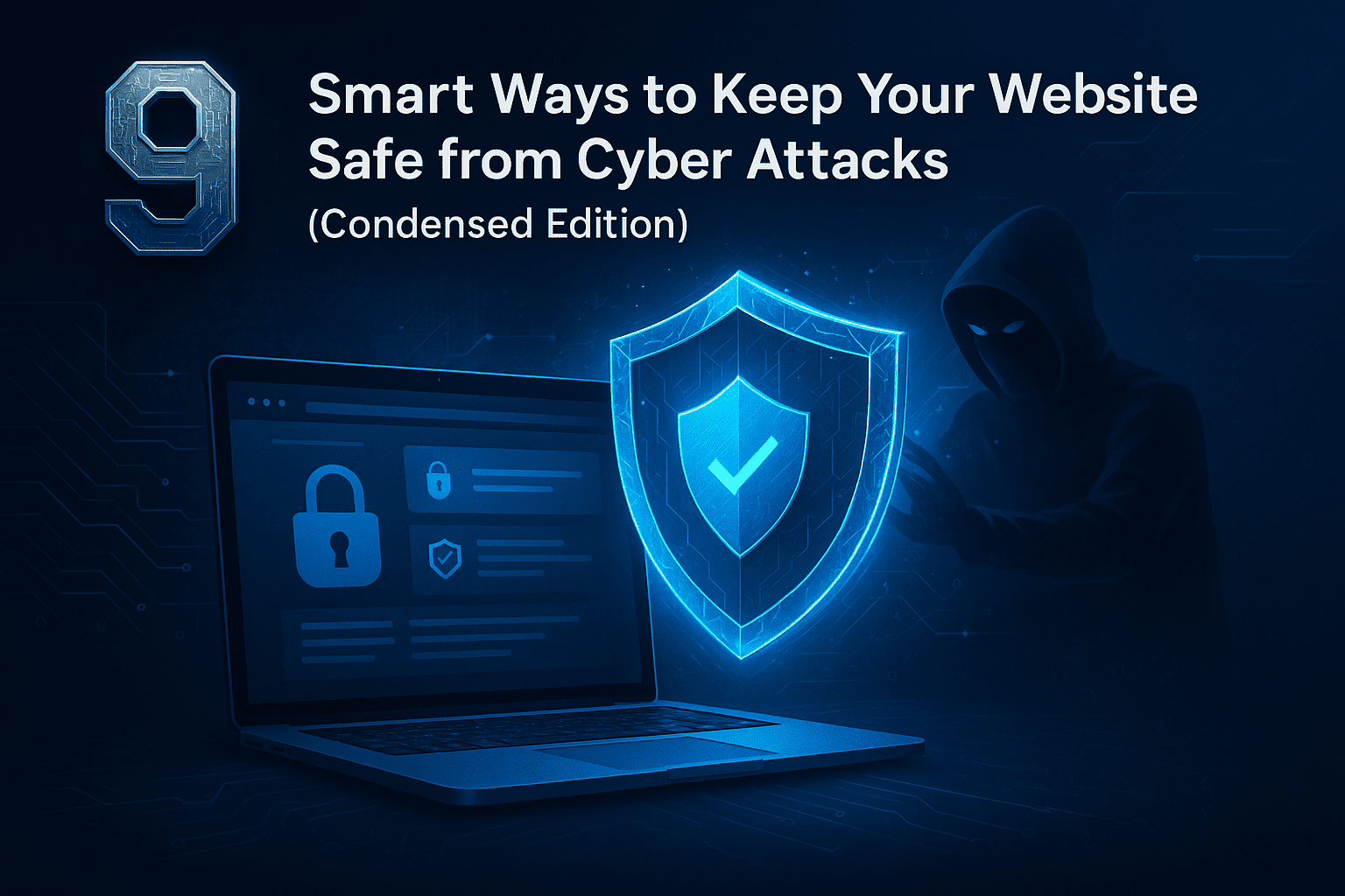 9 Smart Ways to Keep Your Website Safe from Cyber Attacks (Condensed Edition)